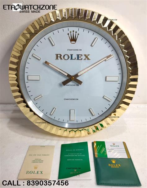 rolex wall clocks|rolex wall clock original.